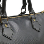 Louis Vuitton Epi Speedy 30 Boston Bag Leather Noir Black — view 8