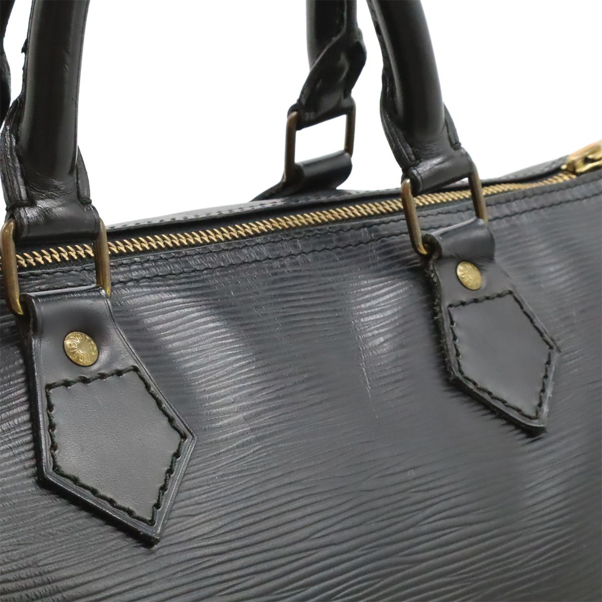 Louis Vuitton Epi Speedy 30 Boston Bag Leather Noir Black — view 8