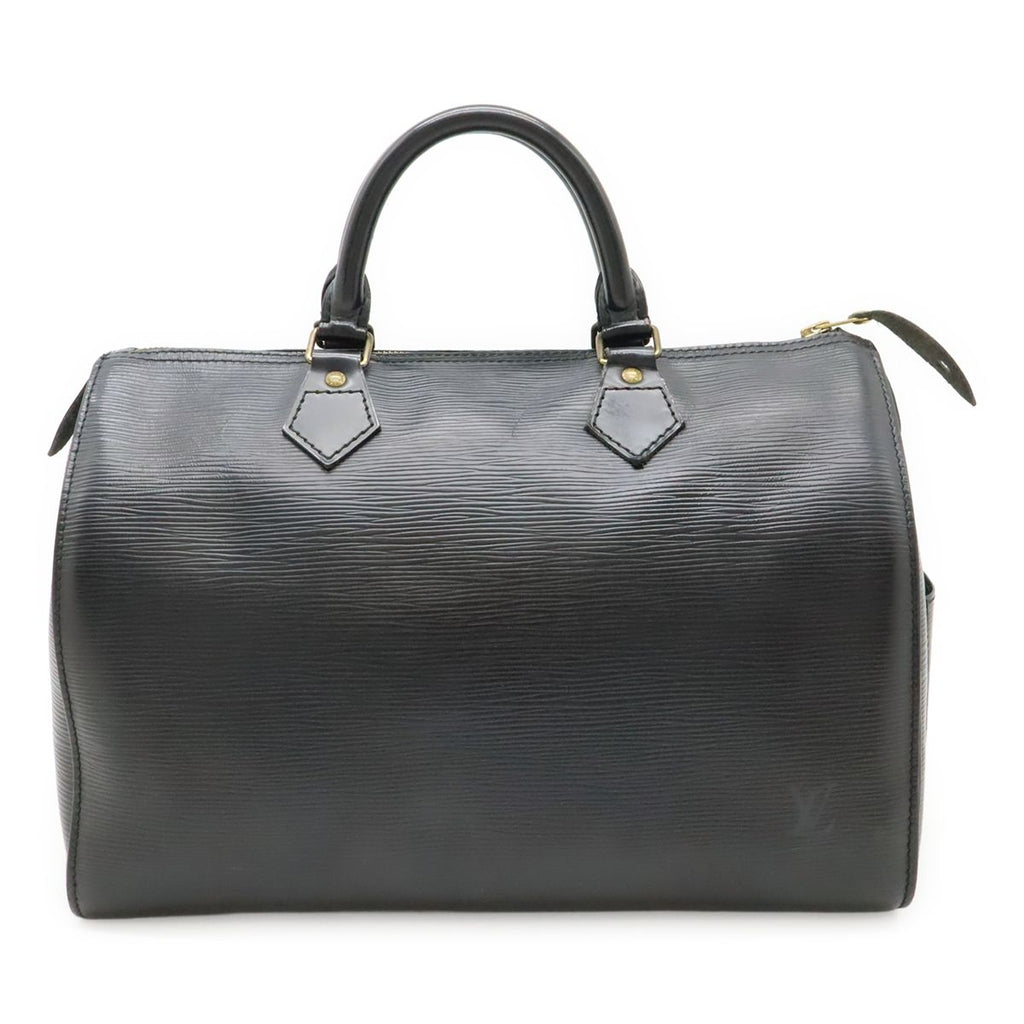 Louis Vuitton Epi Speedy 30 Boston Bag Leather Noir Black