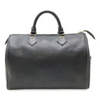Louis Vuitton Epi Speedy 30 Boston Bag Leather Noir Black