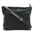 Gucci GG Canvas Sherry Line Shoulder Bag Crossbody Leather Black Green Red
