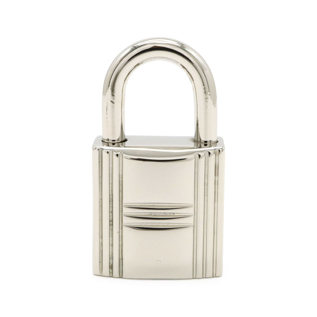 Hermes Cadena Padlock Key with Key Metal Silver — view 2