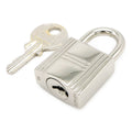 Hermes Cadena Padlock Key with Key Metal Silver