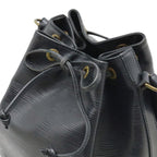 Louis Vuitton Epi Petit Noir Shoulder Bag Drawstring Black — view 4