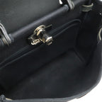 Hermes Herbag PM 2-Way Shoulder Bag Toile Officier GM Black Beige — view 6