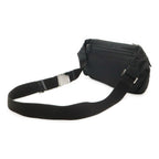 Gucci Sherry Line Belt Bag Waist Pouch Hip Nylon Canvas Black Silver — view 2