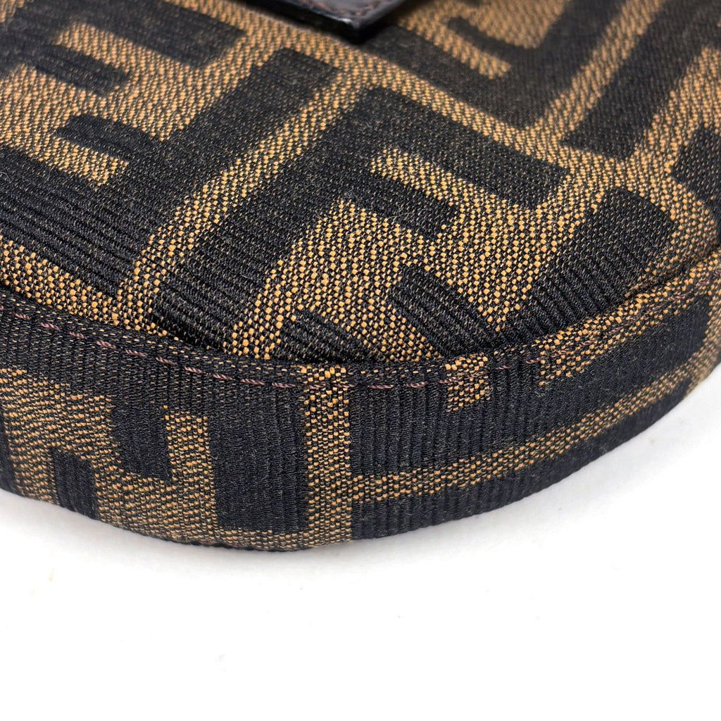 Fendi Zucca Pattern Mini Pouch Canvas Brown — view 3