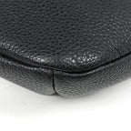 Gucci Logo Waist Bag Leather Black — view 3