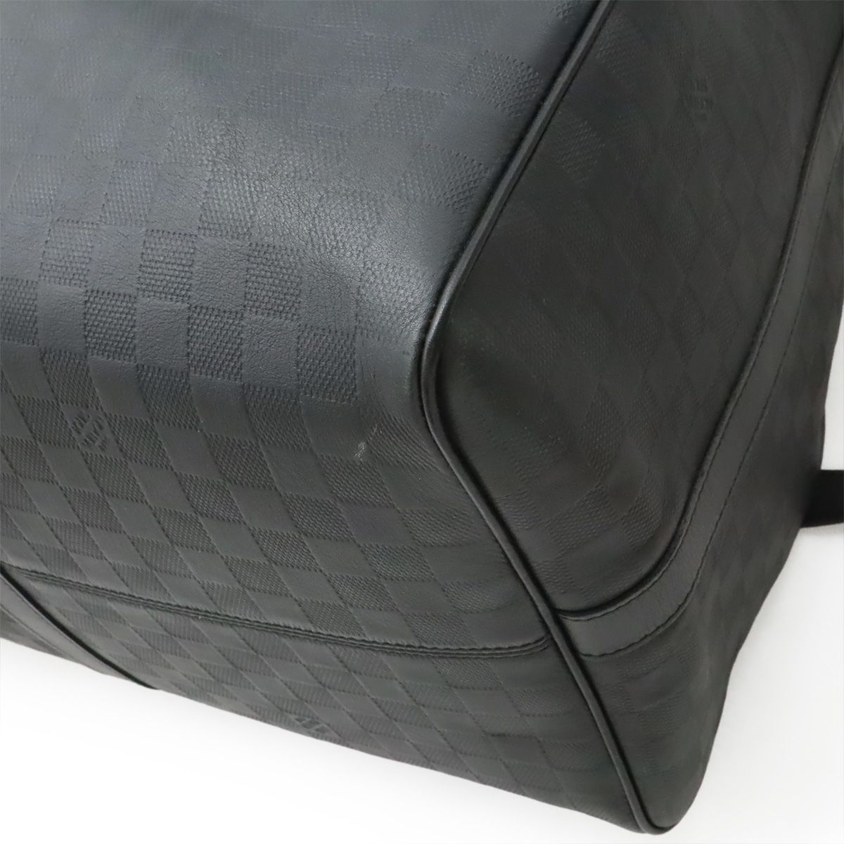 Louis Vuitton Damier Infini Keepall Bandouliere 55 Boston Bag 2-Way Onyx Black — view 3