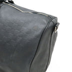 Louis Vuitton Damier Infini Keepall Bandouliere 55 Boston Bag 2-Way Onyx Black — view 8