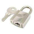 Hermes Cadena Padlock Key with Key Metal Silver