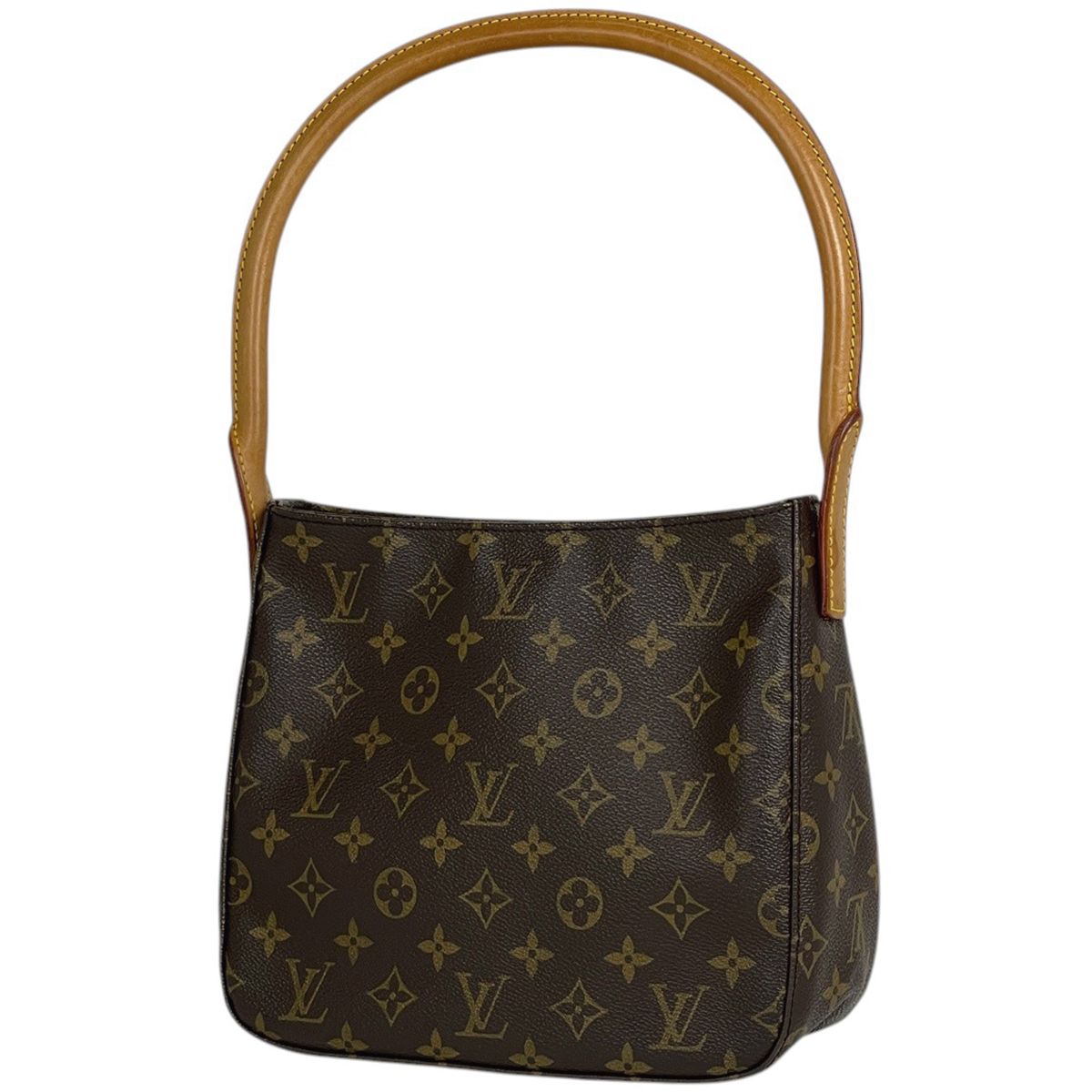 Louis Vuitton Looping MM Shoulder Bag Monogram Brown
