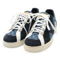 Louis Vuitton Monogram Denim Low Cut Sneakers Shoes Suede Blue Black White 7.5