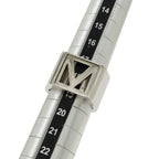 Louis Vuitton Chevalier Square Ring M Silver — view 6