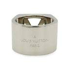 Louis Vuitton Chevalier Square Ring M Silver — view 4