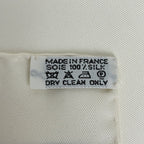 Hermes Carre 90 Chemins de Garrigue Scarf Silk White Multicolor — view 2