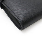 Hermes Kelly Wallet Long Bifold Veau Epsom Black Gold — view 3