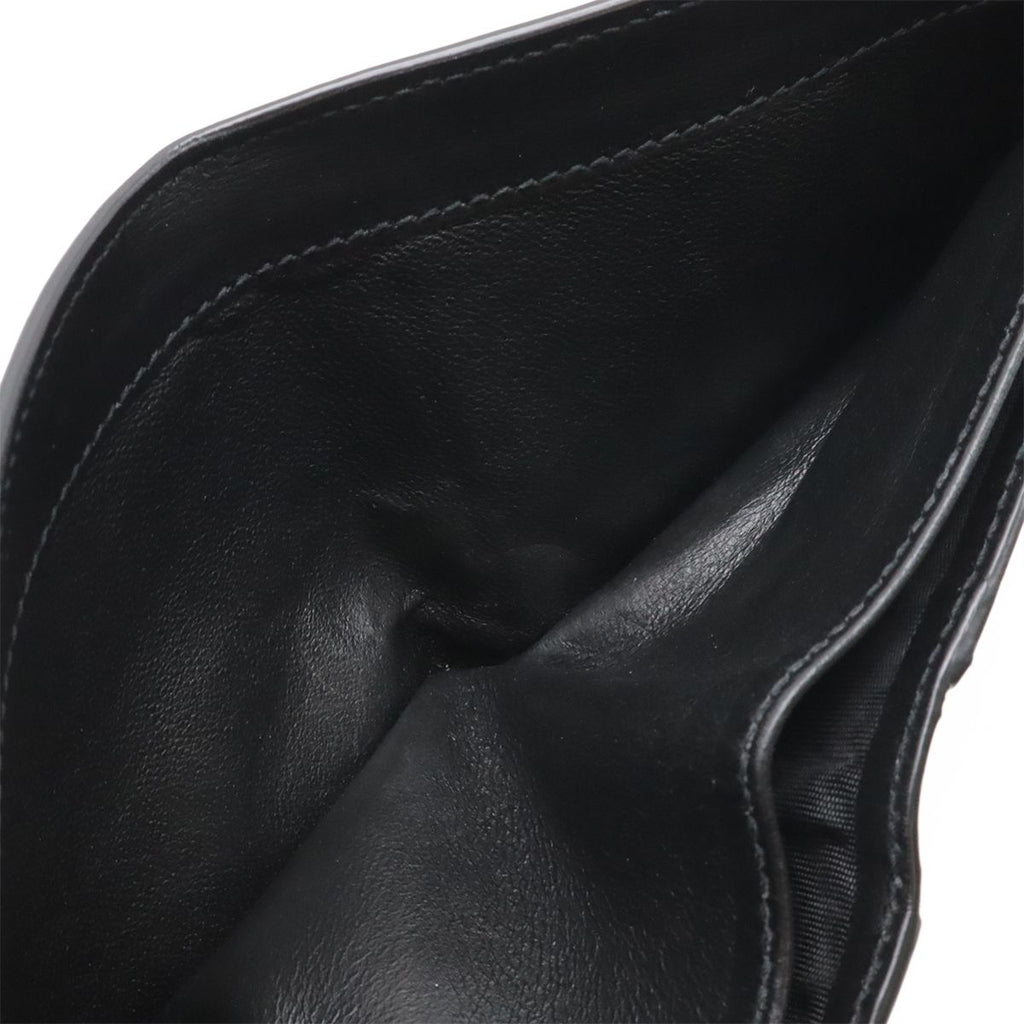 Saint Laurent Paris YSL Yves Tiny Cassandra Logo Bifold Billfold Wallet Leather — view 5