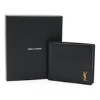 Saint Laurent Paris YSL Yves Tiny Cassandra Logo Bifold Billfold Wallet Leather — view 6