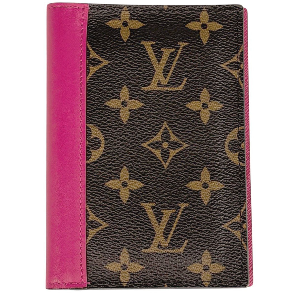 Louis Vuitton Couverture Passport NM Case Card Monogram Macassar Brown Pondicher