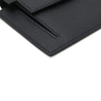 Hermes Kelly Pocket Compact Coin Purse Veau Epsom Black Gold — view 3