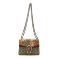 Gucci Dionysus GG Blue Mus Mini Bag Chain Tiger Head Beige Pink Multi