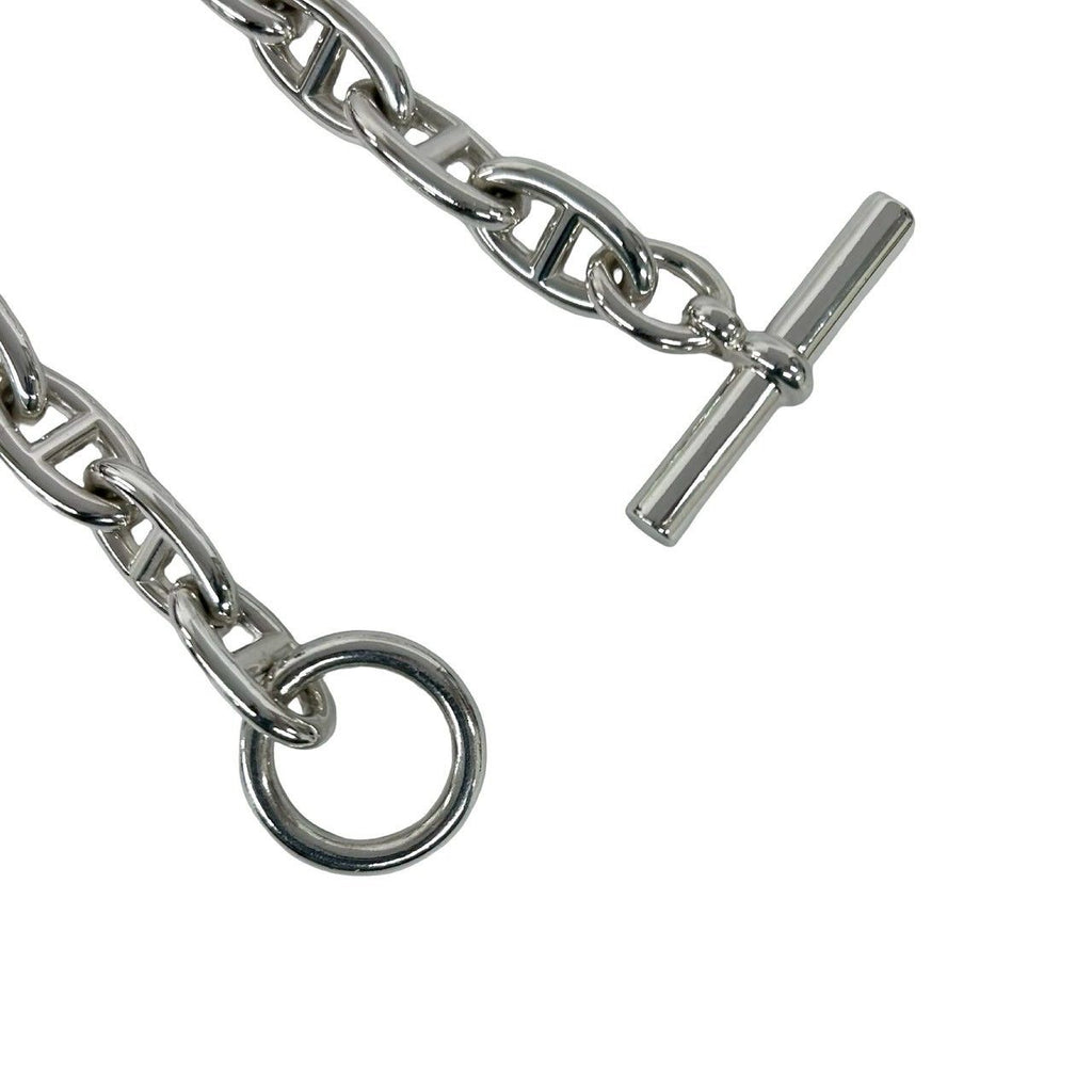 Hermes Chaine D'ancre GM 13 Pieces 925 Sterling Silver Chain Bracelet 0423 — view 4