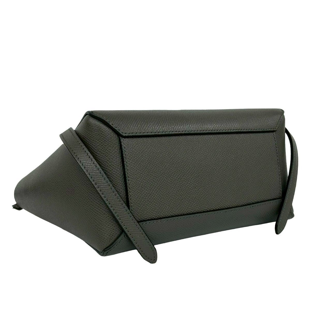 Celine Belt Bag Nano Leather 2-Way Mini Tote Gray — view 7