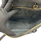 Celine Belt Bag Nano Leather 2-Way Mini Tote Gray — view 9