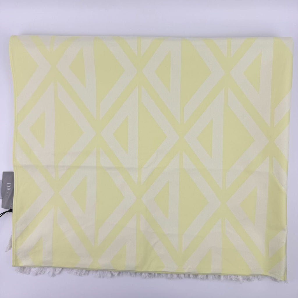 Dior Yellow Cotton Vintage Scarf — view 6