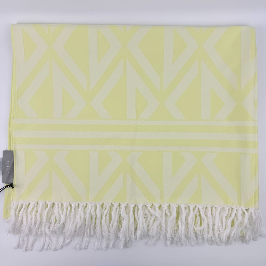 Dior Yellow Cotton Vintage Scarf — view 5