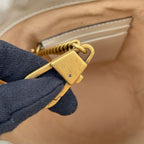Gucci Chain Shoulder Bag GG Marmont Mini Small Quilted Drawstring White — view 9