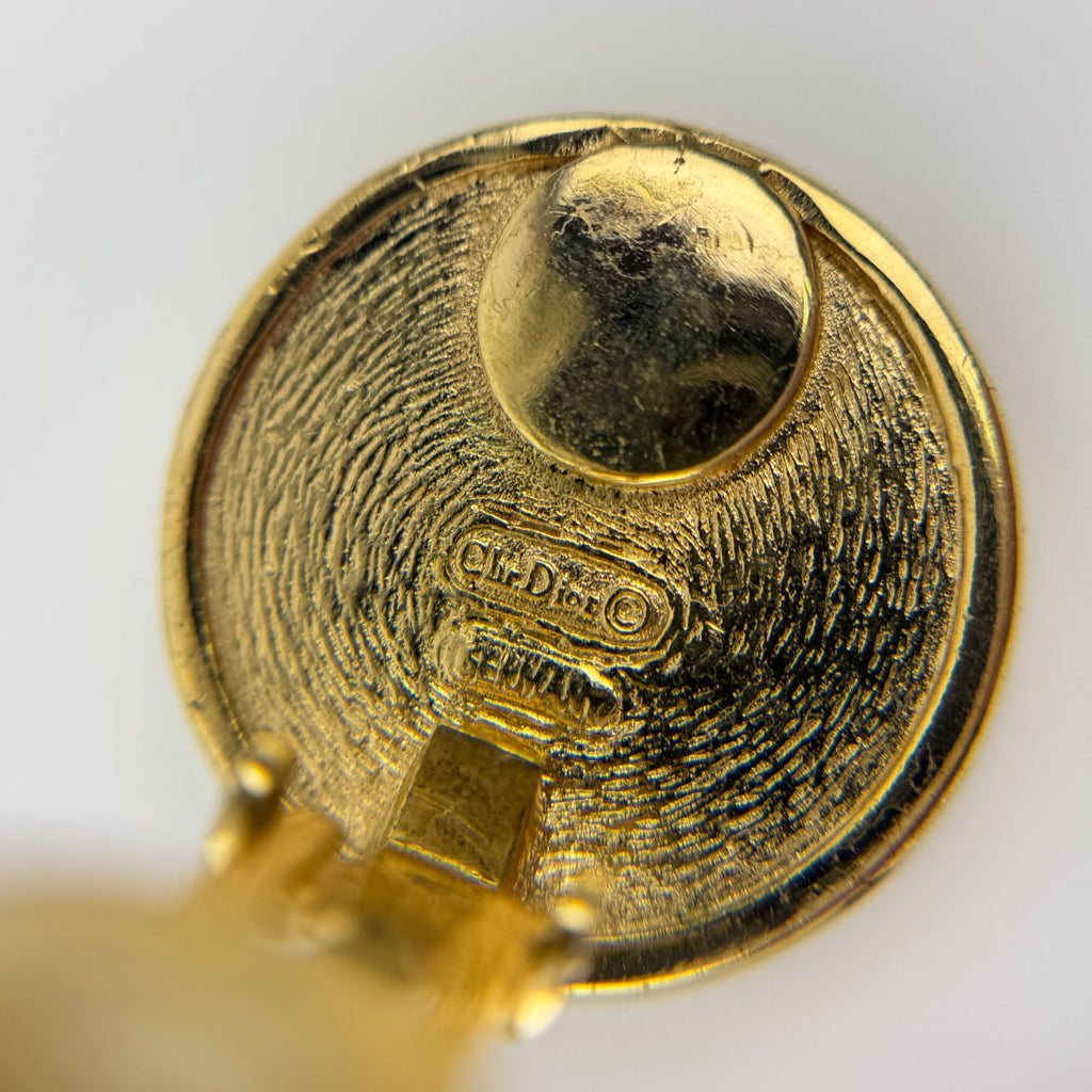 Dior le Earrings Gold Vintage — view 5