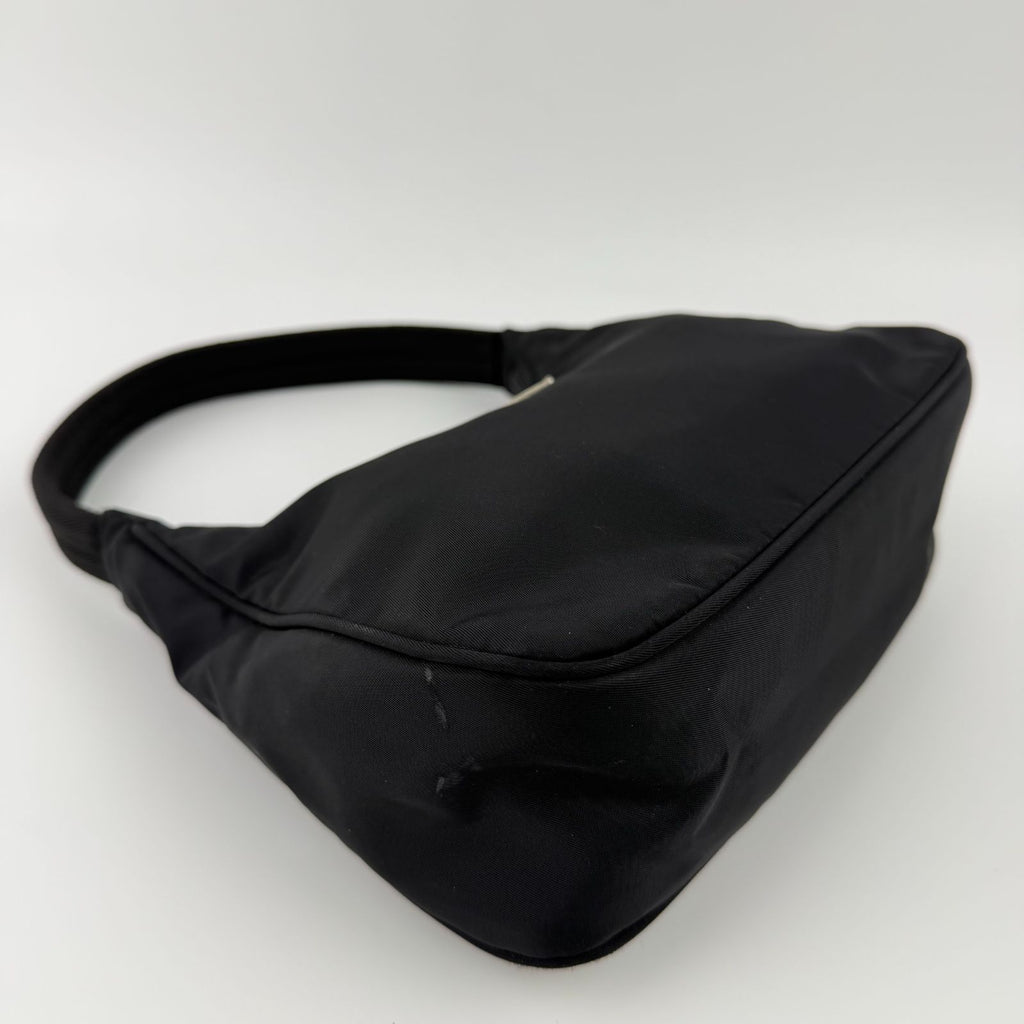 Prada Handbag Black Nylon Vintage — view 8
