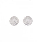 Hermes Gambard Earrings White Gold