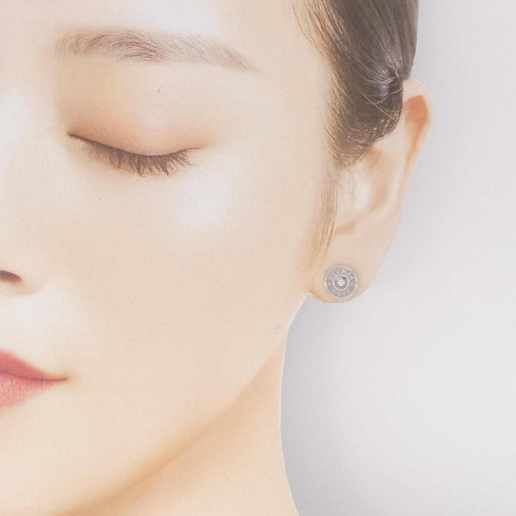 Hermes Gambard Earrings White Gold — view 4
