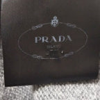 Prada Sleeveless Sweater 38 S Gray Crew Neck with Scarf Cashmere — view 5