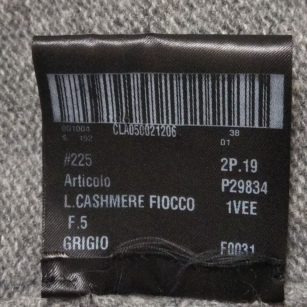 Prada Sleeveless Sweater 38 S Gray Crew Neck with Scarf Cashmere — view 4