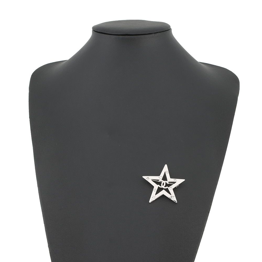 Chanel Brooch CC Logo Star Rhinestone 06c — view 4