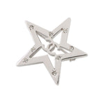 Chanel Brooch CC Logo Star Rhinestone 06c