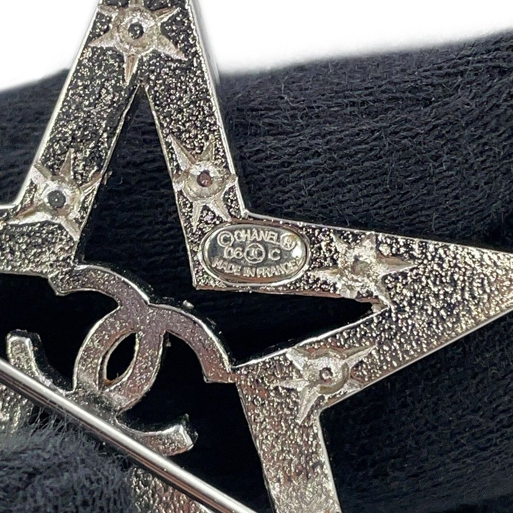 Chanel Brooch CC Logo Star Rhinestone 06c — view 8