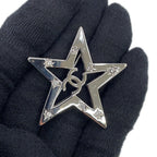 Chanel Brooch CC Logo Star Rhinestone 06c — view 5