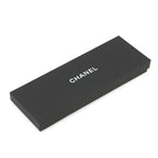 Chanel Scarf CC Logo Camellia All Over Pattern Silk Black — view 9