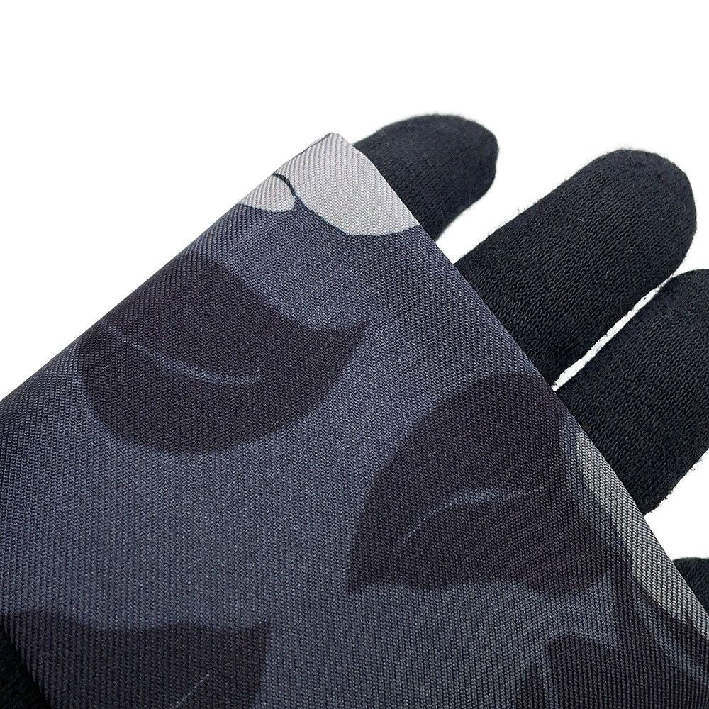 Chanel Scarf CC Logo Camellia All Over Pattern Silk Black — view 5