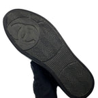 Chanel Sneakers CC Logo 38 Calfskin Shoes Black — view 8