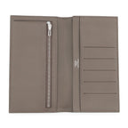 Hermes Bifold Wallet Citizen Twill Long Etain Silver Epsom — view 4