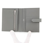 Hermes Bifold Wallet Bearn Compact Grimeia Silver Vo Madame — view 4