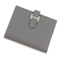 Hermes Bifold Wallet Bearn Compact Grimeia Silver Vo Madame