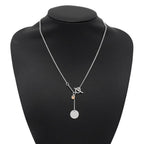 Hermes Necklace Exlibris PM 18k Pink Gold Pendant — view 4