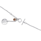 Hermes Necklace Exlibris PM 18k Pink Gold Pendant — view 5